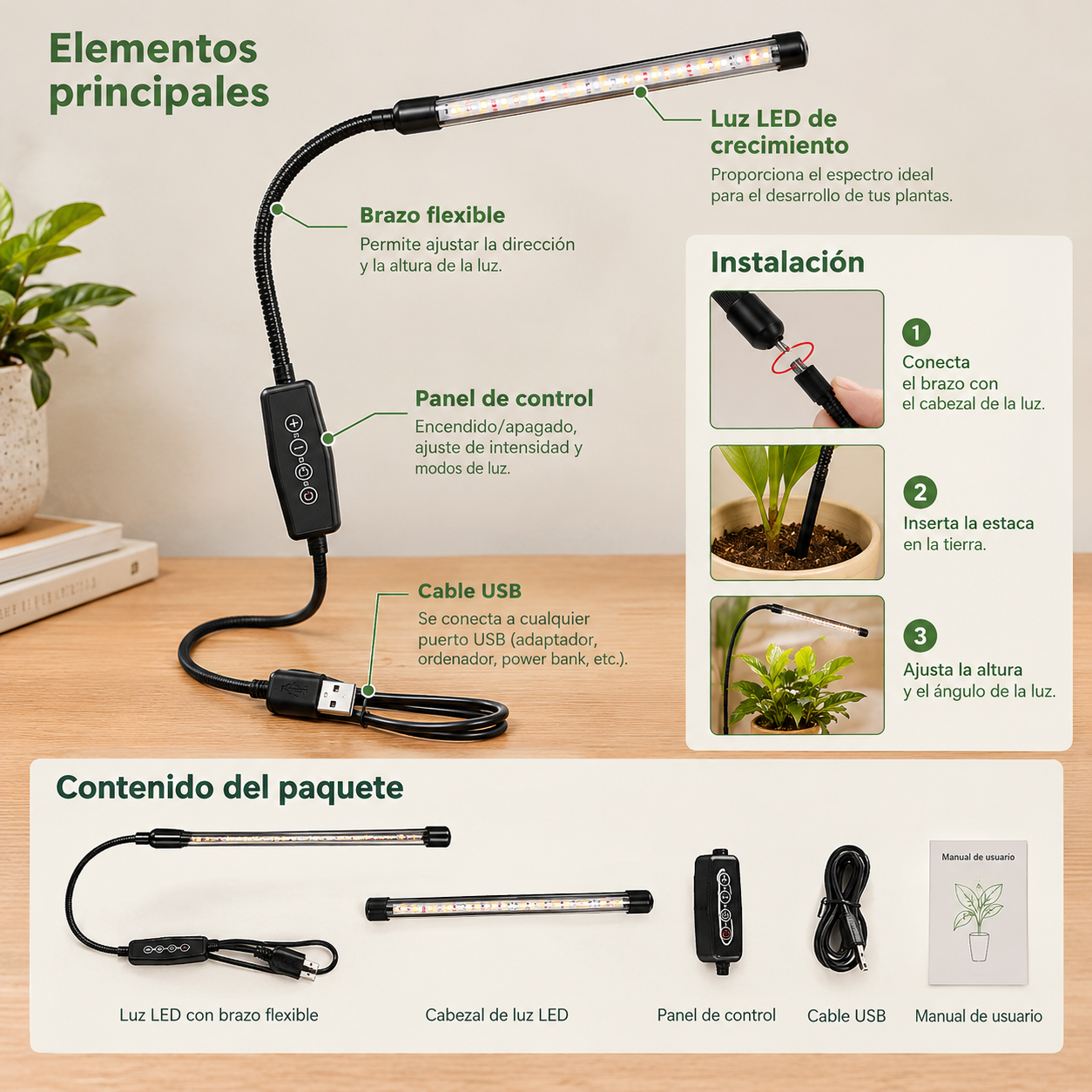 Luz para plantas - Imagen 3